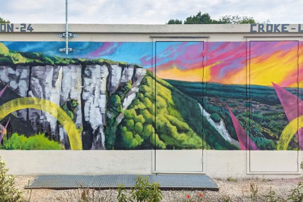 Fresque à Saint-Antonin-Noble-Val